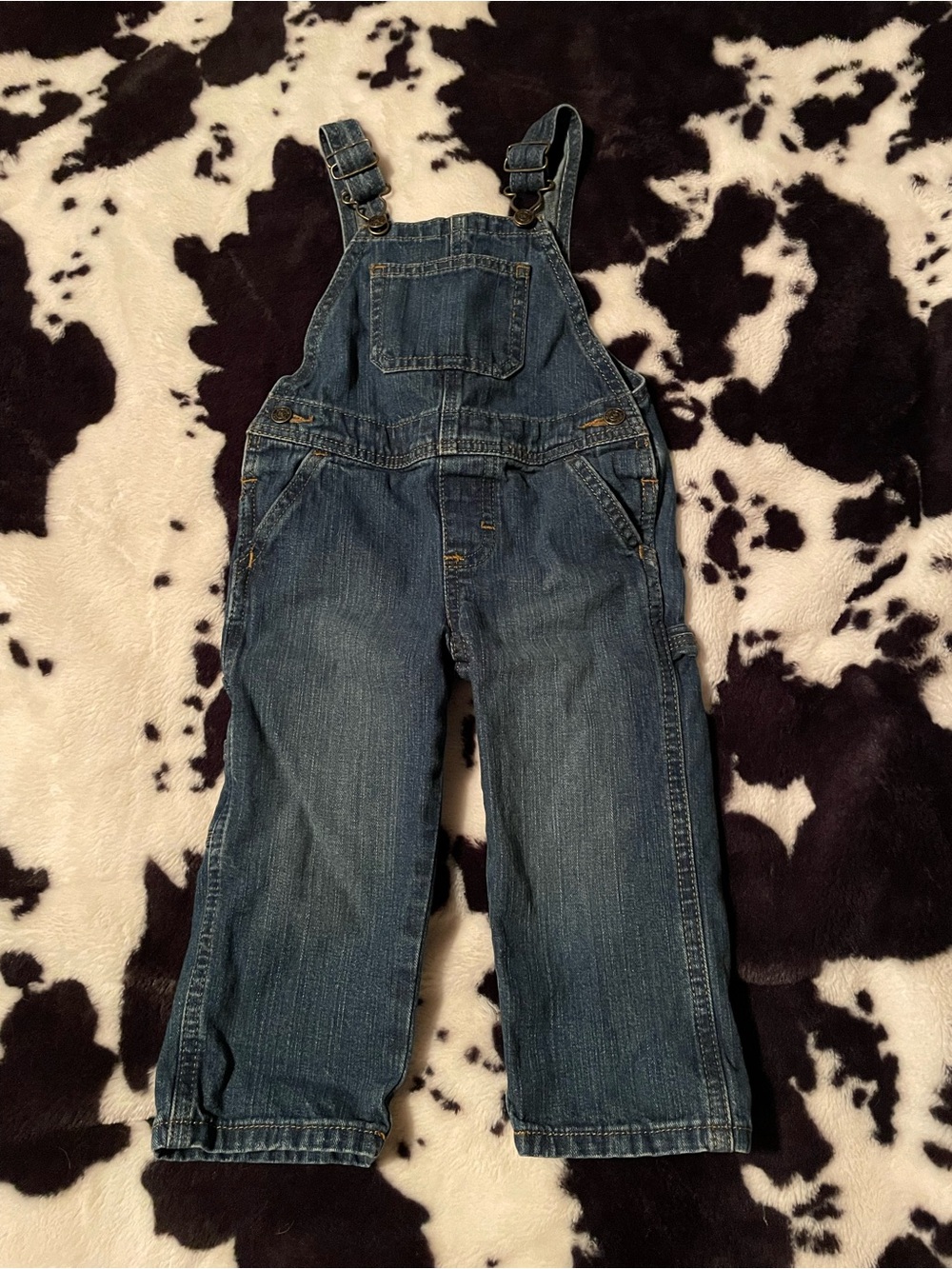 Wrangler Blue Jean Overalls Size 2T